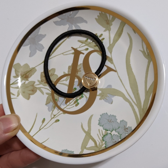 Nib luxury VS 2022 wedding jewelry porcelain gold tone rim - Picture 6 of 8